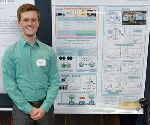 Undergraduate physics researcher Gunnar Nelson