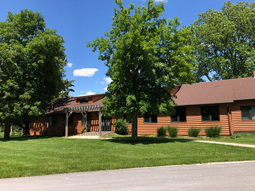 Exterior of Jogues Lodges