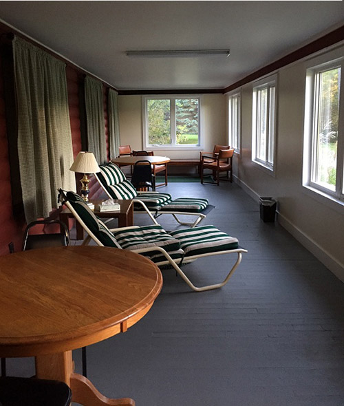 Porch of Jogues Lodges