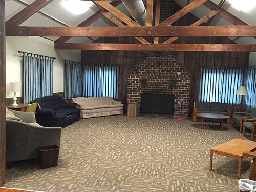 South end living area of Jogues Lodges