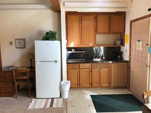 Kitchenette in Lalemant Apartments
