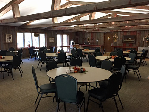 Interior of Loyola Dining Hall