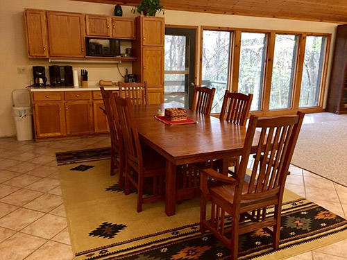 Kitchenette in the upper level of the Manresa Prayer House