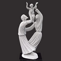 Joy of the Family sculpture