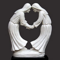 Visitation sculpture