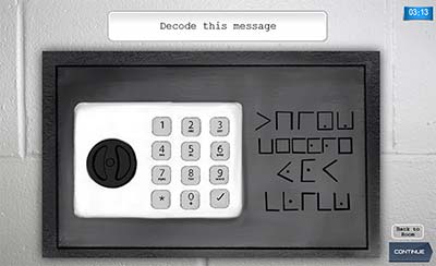 Virtual Escape Room Decoding Challenge