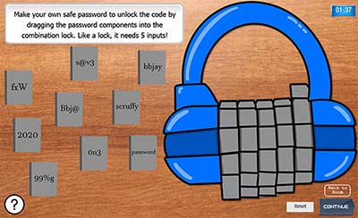 Virtual Escape Room Lock