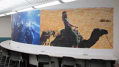 Right View of atrium mosaics