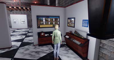 Card exhibit in Fr. Carlson’s Museum