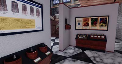 Thimbles exhibit in Fr. Carlson’s Museum