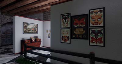 Le Petit Theatre exhibit in Fr. Carlson’s Museum