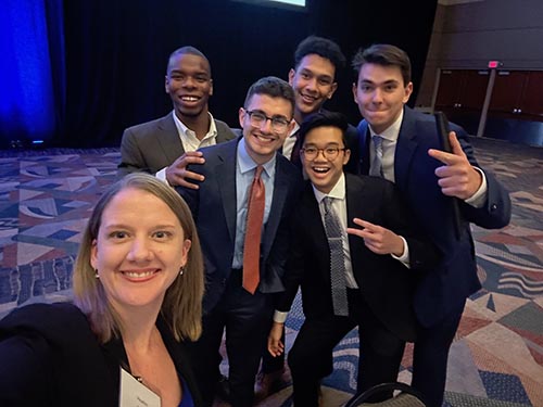 Danny Akkad spending time with his fraternity brothers.