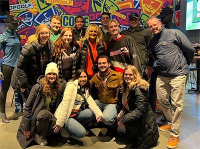 Murphy Cup students at Top Golf