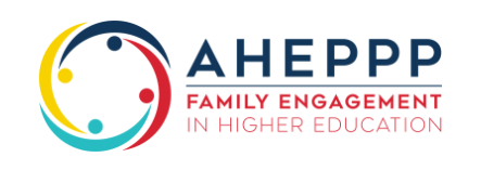 AHEPPP Family Engagement Photo