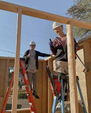 Claire Orcutt Habitat workers