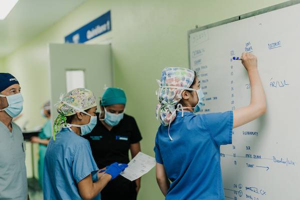 group of doctors
