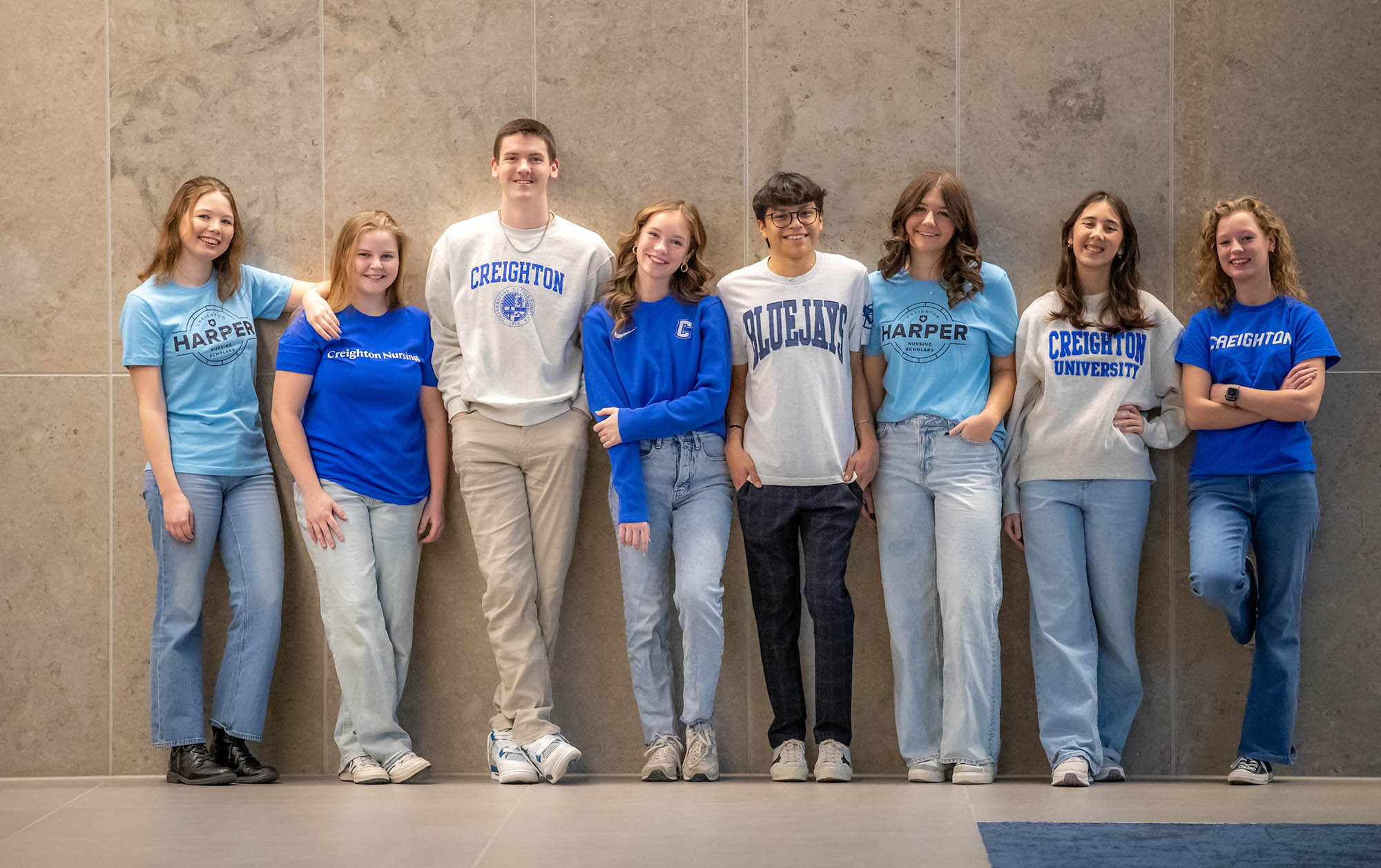 Harper Scholars posing