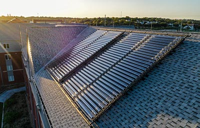 Solar energy power on campus