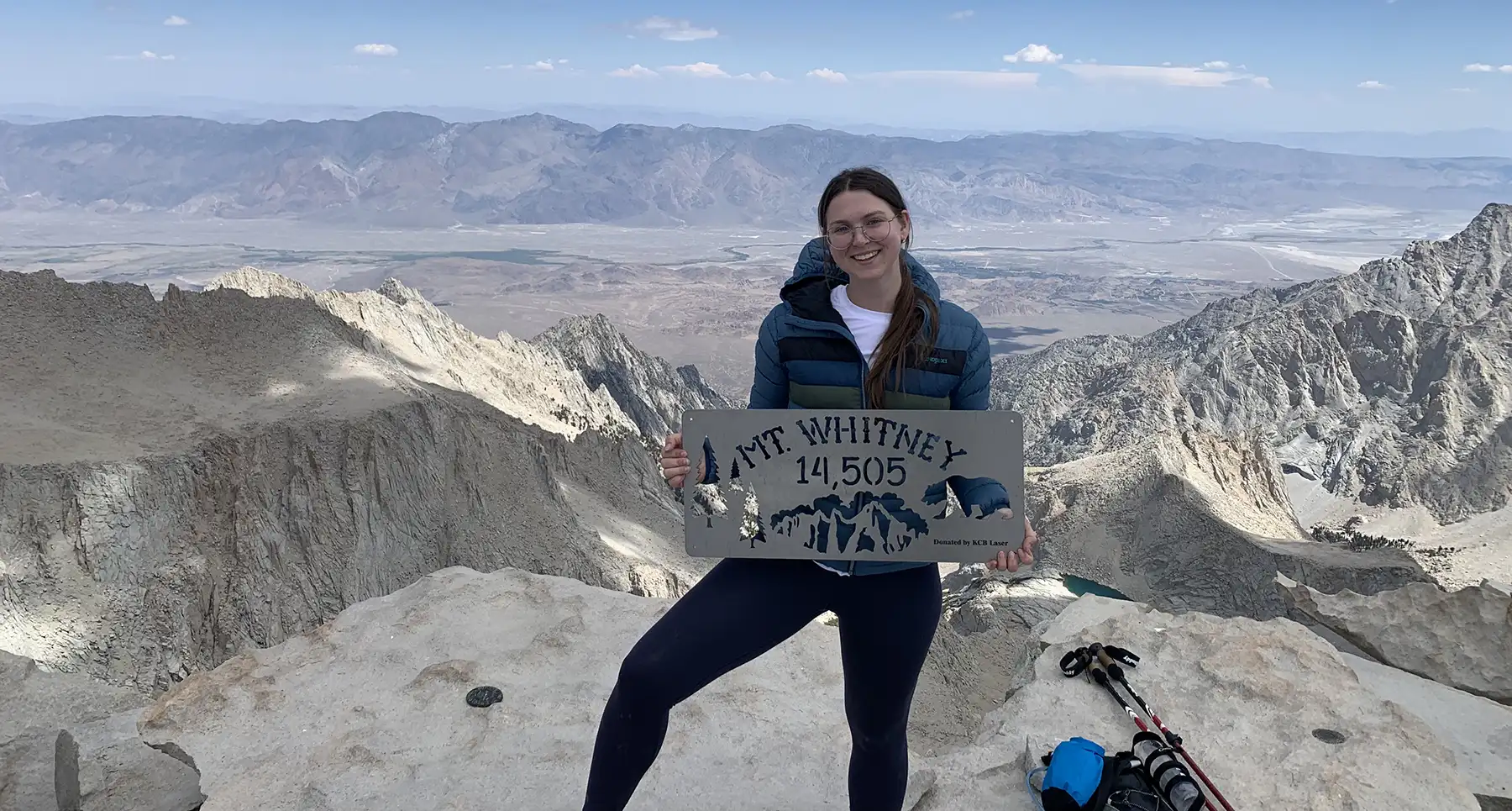 Trotter atop Mt. Whitney.