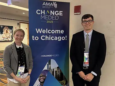 Christine Firth and Connor Yost