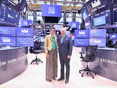 McMahon at New York Stock Exchange