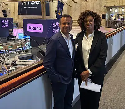Regina Taylor at the New York Stock Exchange