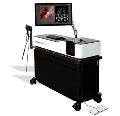 Alternate endoscopy trainer setup