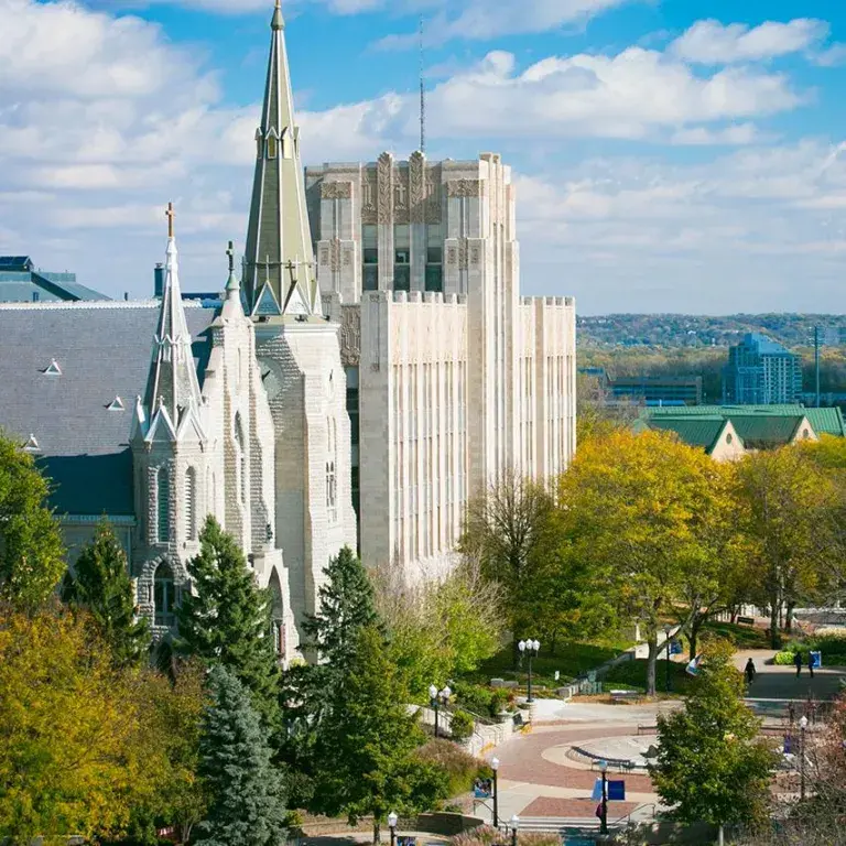 St John's church and Creighton Hall