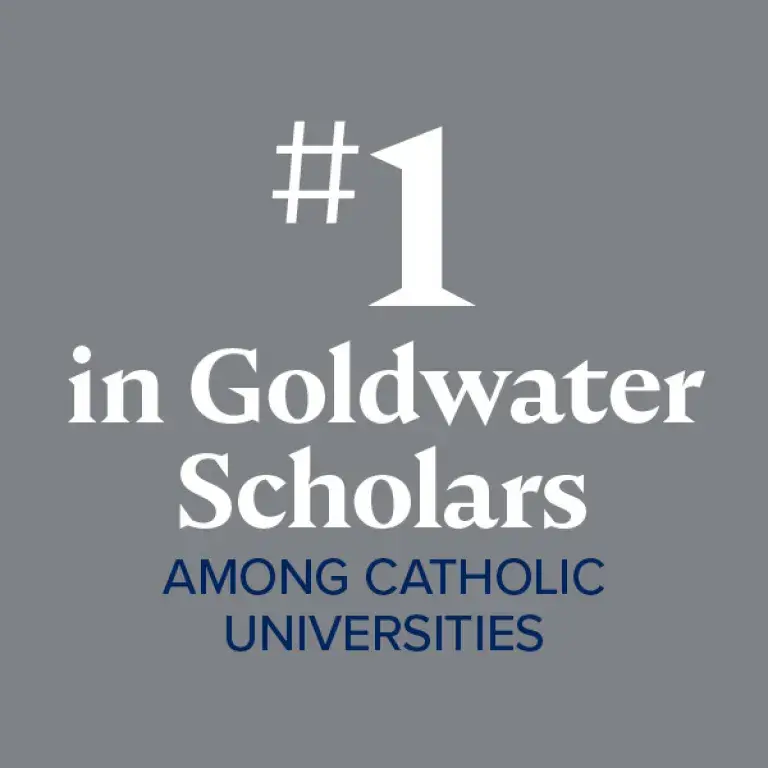 Number 1 in Goldwater Scholars among catholic universities