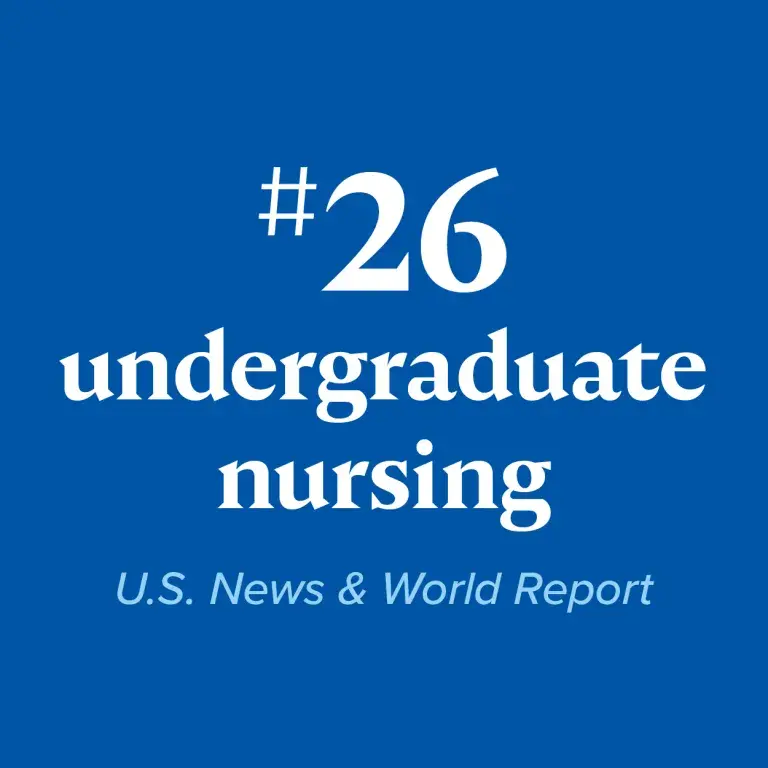 #26 Undergraduate Nursing U.S. News & World Report