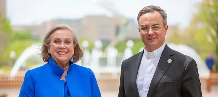 Diane Duren and Rev. Daniel Hendrickson