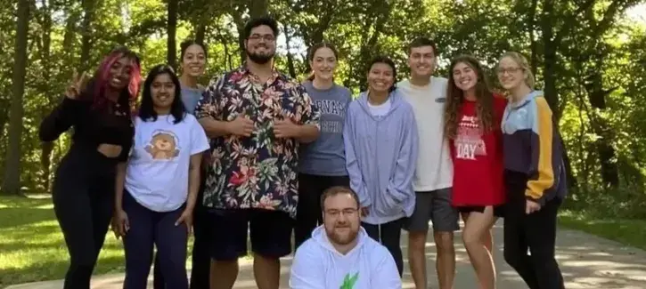 Members of Cortina Living Community in group photo