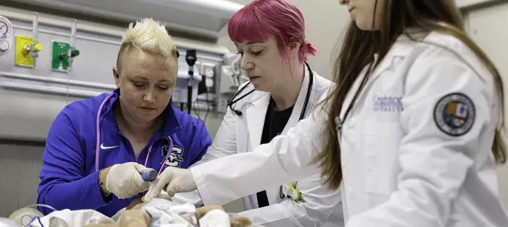 Neonatal nurses at work