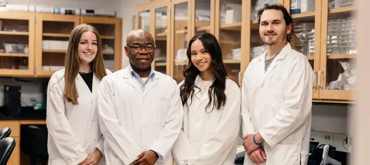 Physics researchers at Creighton