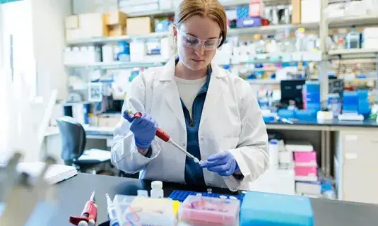 Pharmacist at counter