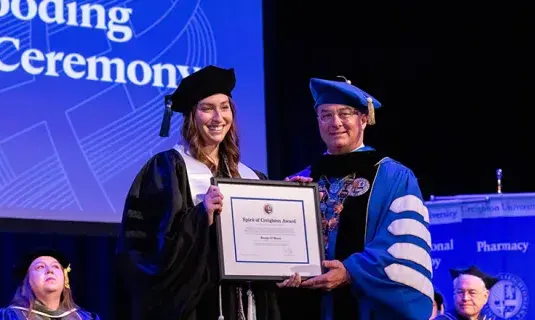 Winner of Spirit of Creighton Award