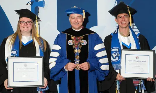 Winners of Spirit of Creighton Award
