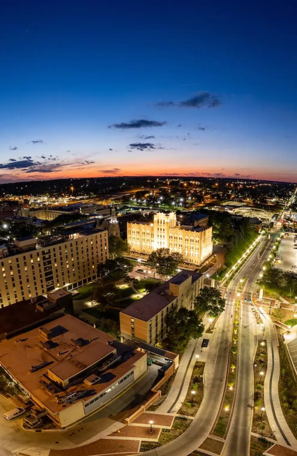 Creighton/Omaha skyline
