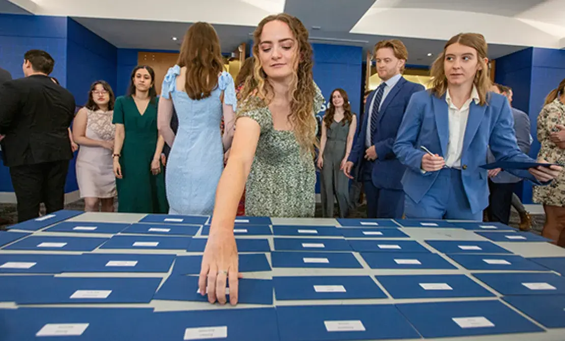 Class members at Match Day 2025