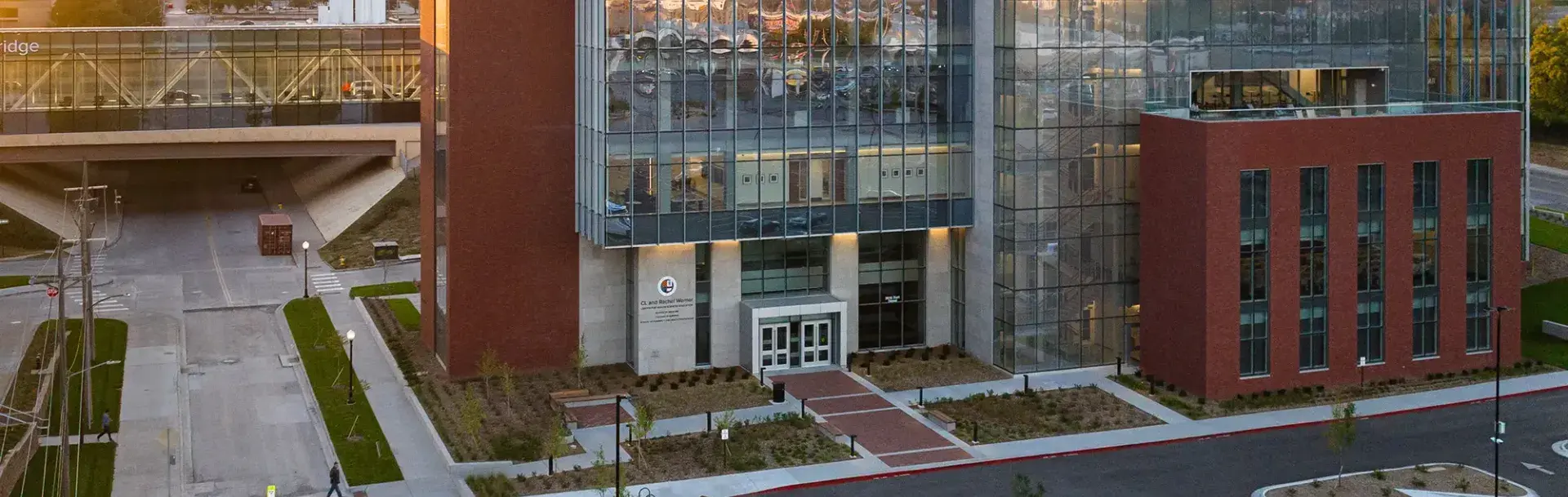 College of Nursing building in morning