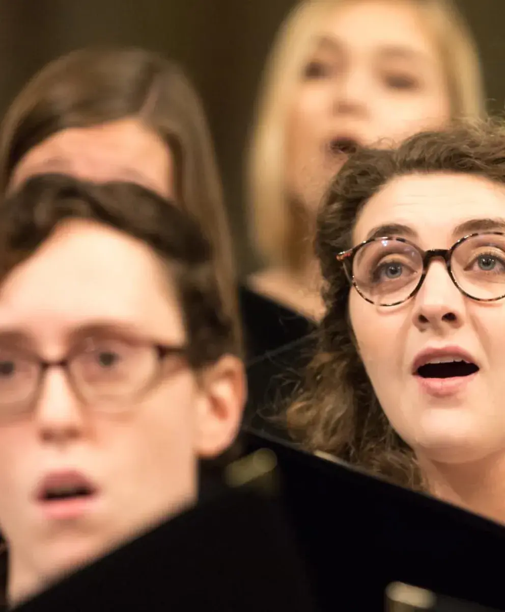 Student Choir Singing Full