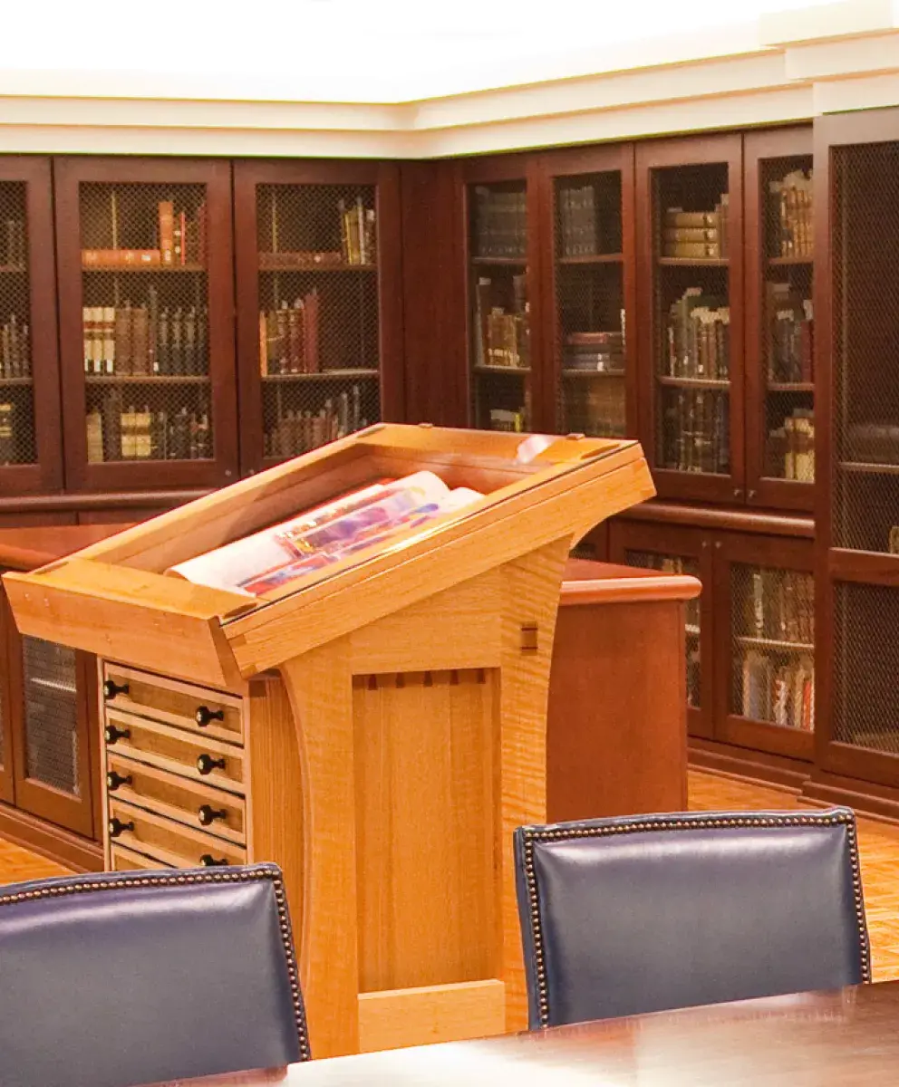 rare books room wide picture