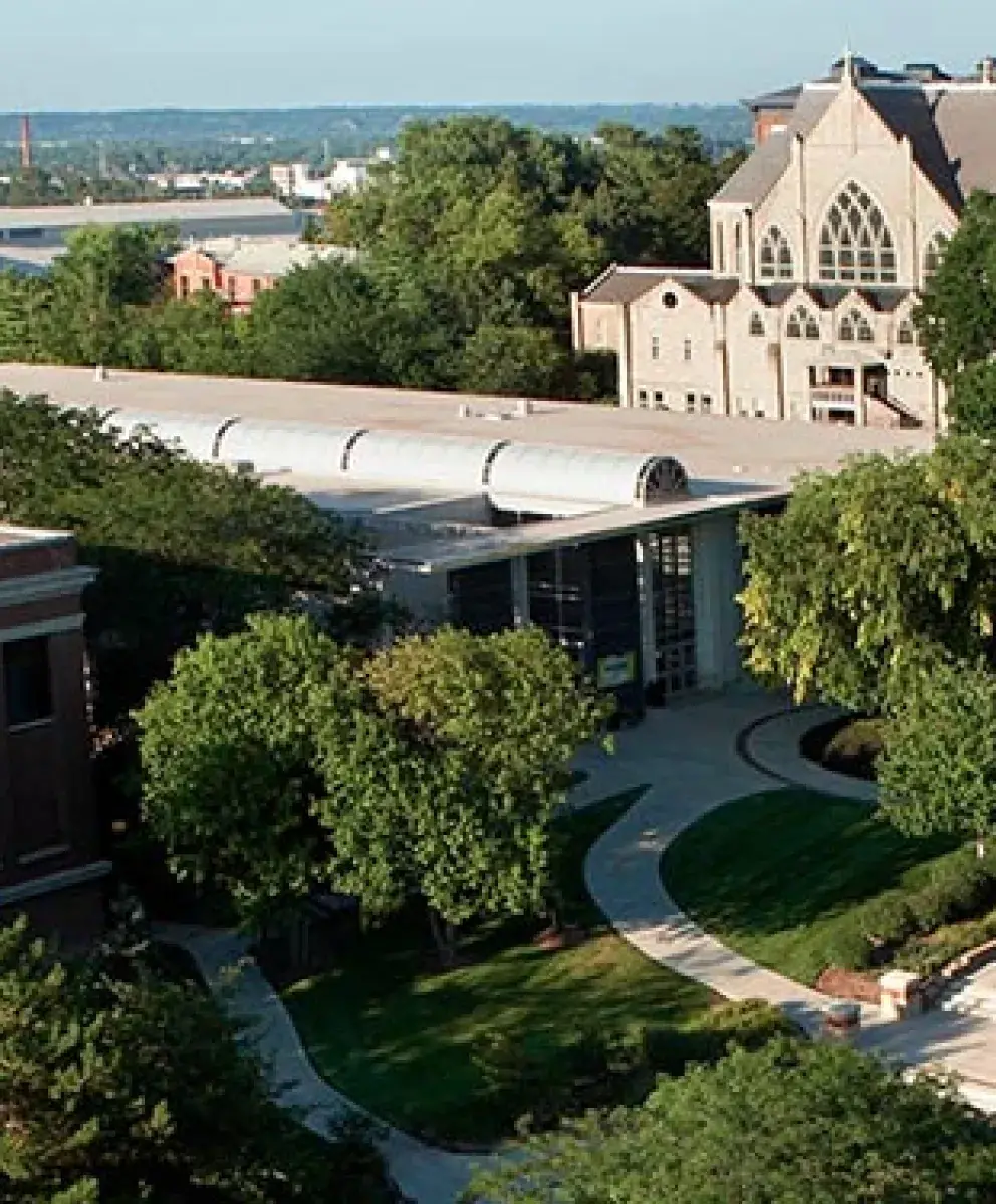Creighton Campus From Sky View