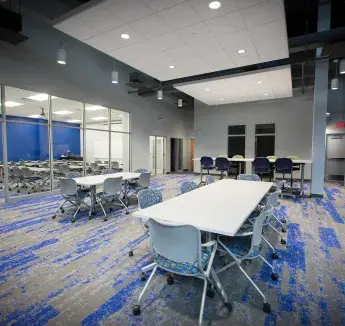 Community learning space in the Highlander Accelerator