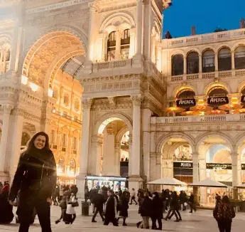Creighton student in study abroad program