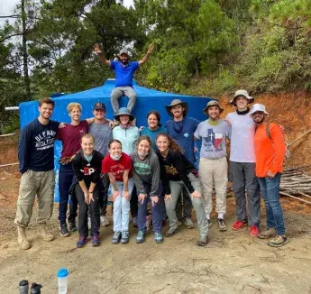 Students in DR campo
