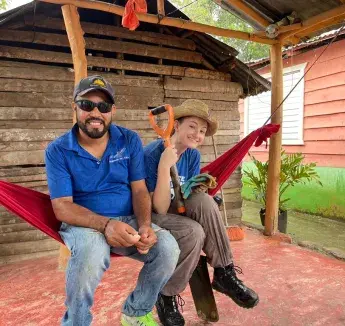 Students in DR campo