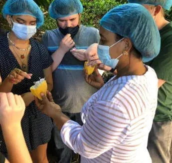 Students in Santiago DR