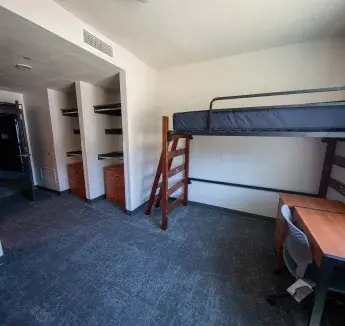 Grave's Hall bunk and desk