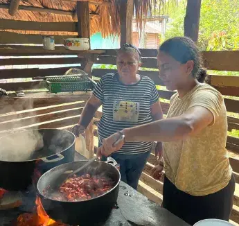 Student cooking